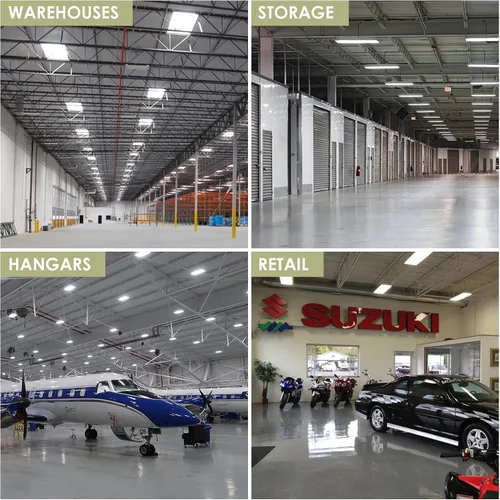 Miniatura 6 de WareLight Condor G3 Premium LED High Bay de 2 pies de alta calidad, 155 W, 21080 lúmenes, 5000 K luces LED para tienda, bahías altas de grado