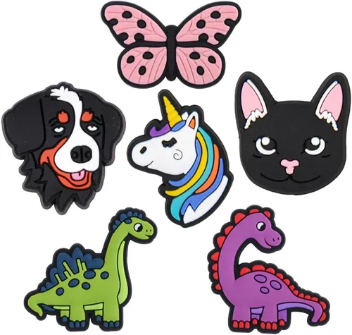 Miniatura 3 de QYSEOFON 20, 35, 50, 75, 100 dijes de dibujos animados al azar para zapatos para mujeres y hombres, decoración de zapatos para pulseras y regalos