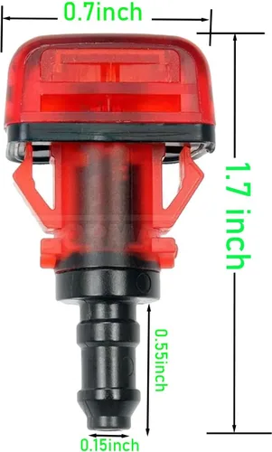 Miniatura 3 de Boquilla para limpiaparabrisas trasero compatible con H-onda Pilot MK2 EX EX-L LX Touring 2009 2010 2011 2012 2013 2014 2015