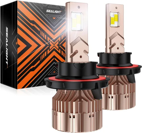 Miniatura 10 de SEALIGHT Focos H11/H8/H9 de 40000 lm, luz X6S H16, iluminación ajustable de 360°, 16 chips ultra brillantes, instalación fácil de enchufar y usar