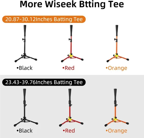 Miniatura 9 de 23.5 to 39.76 Inches Baseball Tee for Kids, Batting Tees for Baseball with Carry Bag, Portable Stable Tanner Tee, Baseball Training Equipment Aged