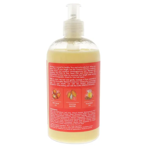 Miniatura 10 de Sheamoisture Acondicionador para cabello rizado, aceite de palma roja y manteca de cacao con aceite de linaza, 13 onzas