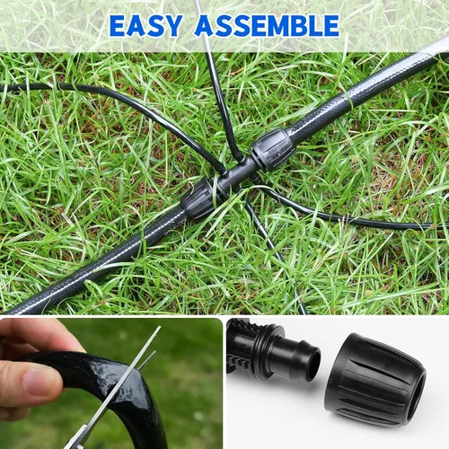 Miniatura 6 de Tubo de riego por goteo de 50 pies y 1/2 pulgada, tubo de manguera de goteo principal para sistema de riego de jardines
