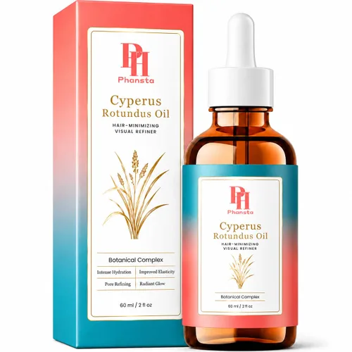 Cyperus Rotundus - Aceite para depilación para mujeres, aceite natural para el cuidado facial y corporal del cabello, aceite hidratante no graso