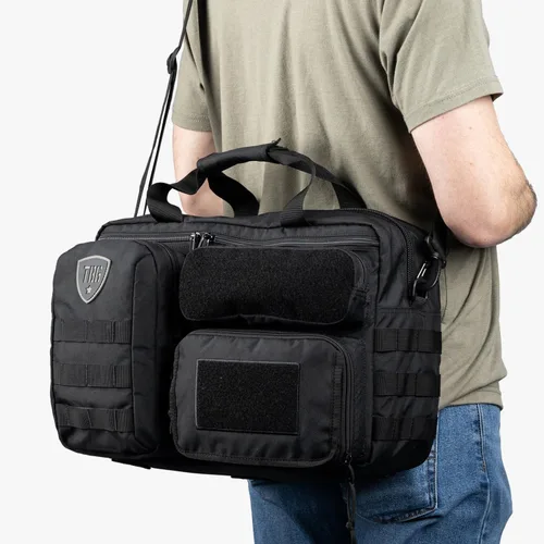 Miniatura 9 de Tactical Baby Gear Bolsa de pañales táctica de 4ª generación para papás con cambiador incluido, correas para cochecito