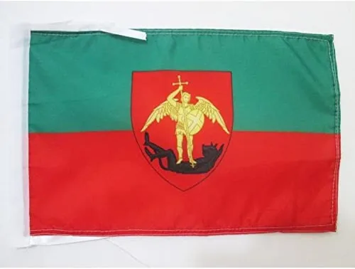 Miniatura 373 de Bandera de México AZ FLAG, 45.7 x 30.5 cm, con cordones - Pequeñas banderas mexicanas de 30 x 45 cm - Bandera de 45.7 x 30.5 cm