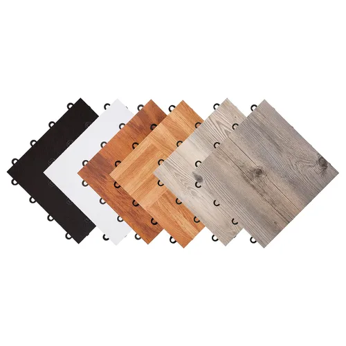 Miniatura 12 de IncStores - Piso de baile ensamblado de 3/8" de grosor Piso de baile de vinilo impreso de 12"x12" para práctica y actuación Beachwood Paquete