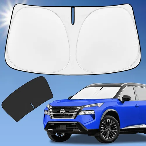Miniatura 27 de para Dodge RAM 1500 2019-2024 2025 2026 Parasol Parasol para Parabrisas Cubierta - 4 Capas Parasol para Ventana Delantera para RAM1500 2Puertas