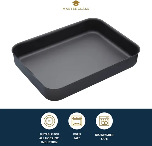 Miniatura 2 de MasterClass MCCHA5NS - Tostador de aluminio anodizado duro (16.5 x 12.2 in), diseño de teflón