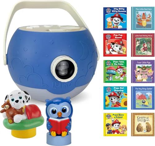Miniatura 25 de Proyector de libros para niños, Thomas & Friends, 5 historias clásicas, lectura en voz alta, 10 canciones, luz nocturna, música relajante, cuentos