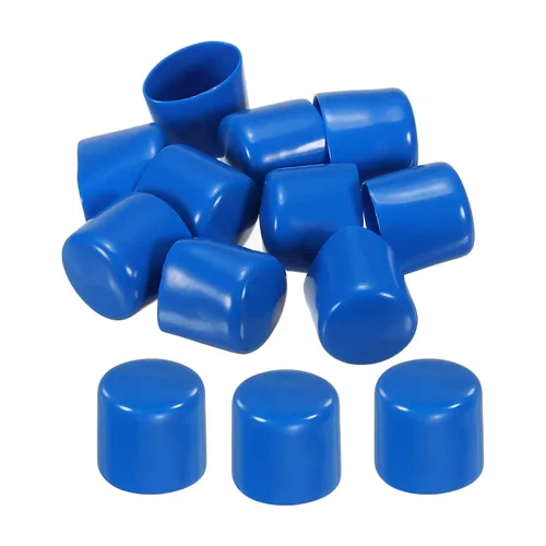 Miniatura 18 de MECCANIXITY 200 tapas de goma para extremos de goma, 0.079 in, protector de rosca de tornillo de vinilo, tapas de vacío redondas de PVC para tubería