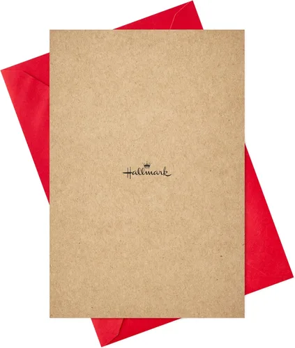 Miniatura 9 de Hallmark Surtido de tarjetas de Navidad en caja, papel kraft rústico (6 diseños, 36 tarjetas con sobres)