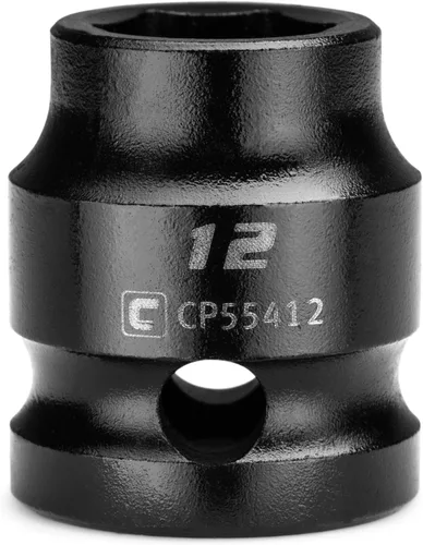 Miniatura 29 de Capri Tools - Llave de vaso de impacto corto de 27 mm, 1/2 pulg. de conducción, 6 puntos, métrica