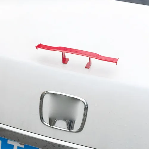 Miniatura 6 de 3 piezas de mini alerón para coche, alerón de cola universal de 6.7 pulgadas, textura de fibra de carbono mini, decoración genial, accesorios