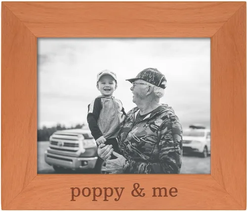 Miniatura 26 de Personalized Gifts Grandpa Gift Grandpa and Me Grandchild - Marco de fotos de madera natural grabado de 4 x 6 pulgadas, diseño de paisaje