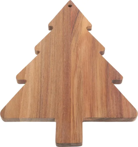 Miniatura 9 de COHEALI Tabla de cortar de madera con forma de árbol de Navidad tablas de charcutería tablas de cortar bandeja de alimentos pan de queso, pizza