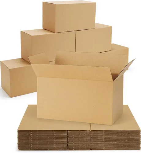 Miniatura 17 de Paquete de 40 cajas de envío pequeñas de 6x4x4, cajas de cartón corrugado para embalaje para pequeñas empresas, cajas marrón para envíos por correo
