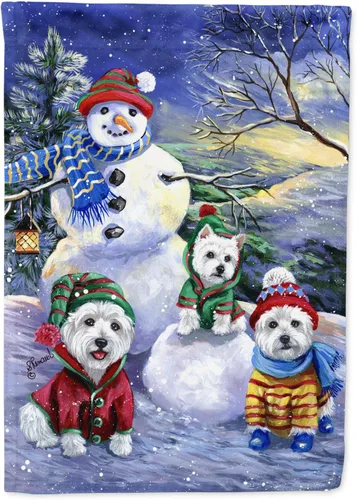 Miniatura 42 de Caroline's Treasures PPP3097CHF - Pijama de Navidad con diseño de bulldog francés para colgar en la pared, poliéster, tamaño de casa, multicolor