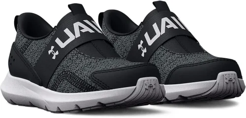 Miniatura 5 de Under Armour Tenis unisex para niños Surge 3 sin cordones para correr