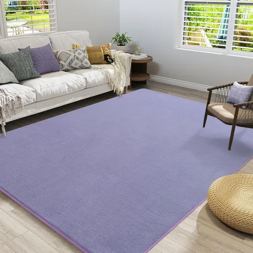 Miniatura 129 de Amearea Alfombras modernas para dormitorio, sala de estar, alfombra de espuma viscoelástica gruesa de 4 x 6 pies, alfombra de espuma viscoelástica