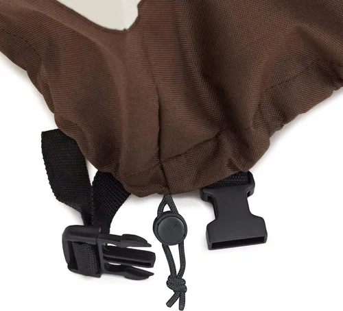 Miniatura 2 de Amazon Basics - Fundas para sofá de 3 plazas para exteriores y muebles de patio, impermeables, anti-UV, duraderas, Beige/Marrón