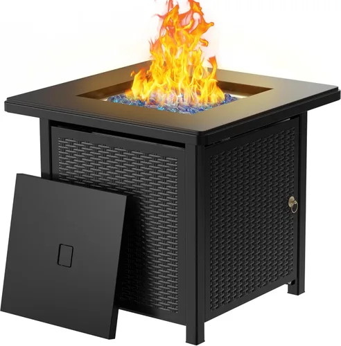 Miniatura 11 de BALI OUTDOORS - Mesa rectangular de gas propano para hoguera (42 pulgadas, 60.000 BTU)