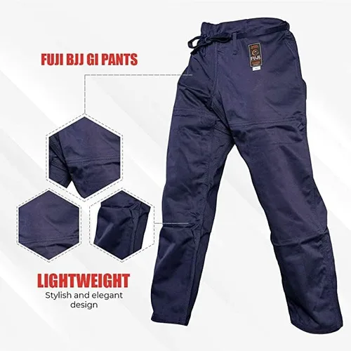 Miniatura 9 de FUJI BJJ Gi - Pantalones de algodón de alta calidad Jiu-Jitsu con cordones planos