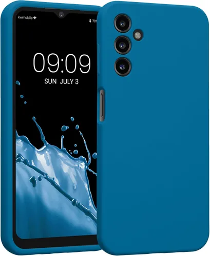 Miniatura 177 de kwmobile Funda compatible con Samsung Galaxy A13 4G - Funda delgada de silicona TPU - Acabado suave al tacto - Amarillo radiante