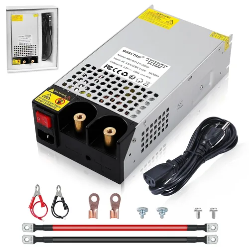 Miniatura 8 de Convertidor de CA a CC, fuente de alimentación de 12 V CC, 600 W máx. 50 A, SMPS, convertidor de 110 V a 12 V, transformador de fuente