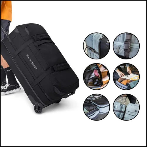 Miniatura 81 de Dakine Rodillo dividido 85L - Carbono, talla única