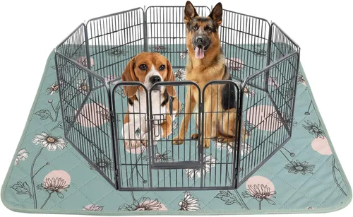 Miniatura 40 de IEUUMLER EU007 - Almohadillas lavables para perros, paquete de 2, antideslizantes e impermeables, reutilizables, para entrenamiento de cachorros