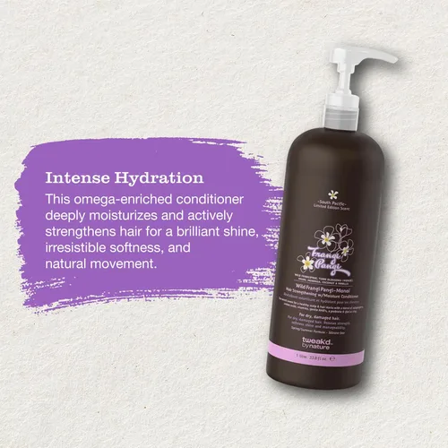 Miniatura 8 de Tweak'd by Nature - Restore Frangi Pangi-Monoi acondicionador fortalecedor del cabello, acondicionador profundo sin sulfatos para cabello seco