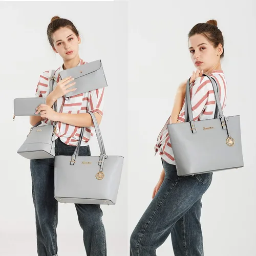 Miniatura 6 de Soperwillton - Juego de bolsas para mujer a la moda, 5