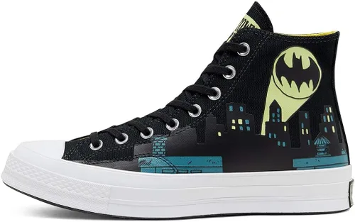 Miniatura 3 de Converse - Chuck de Batman x Chinatown Market Chuck 70, color negro y amarillo