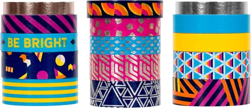 Miniatura 2 de Scotch Expressions - Paquete múltiple de cintas Washi, colección de láminas finas (C1017-5-P1)