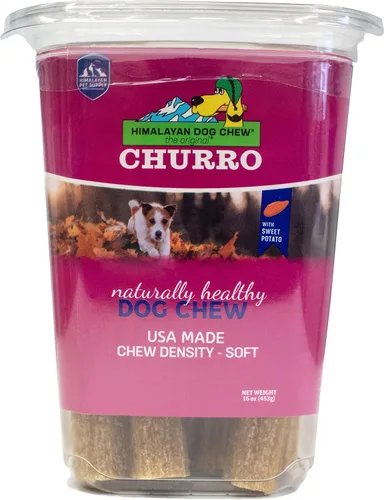 Miniatura 12 de Himalayan Dog Chew Churro de queso de yak para perros, 100% natural, duradero, sin gluten, chucherías saludables y seguras para perros, sin lactosa