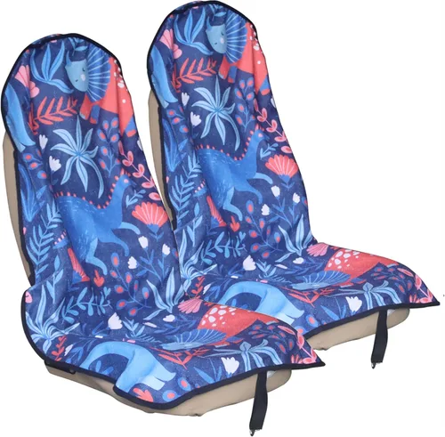 Miniatura 78 de Funda protectora de asiento de automóvil, para asientos delanteros, para entrenamiento de gimnasio, correr, nadar, playa y senderismo, impermeable