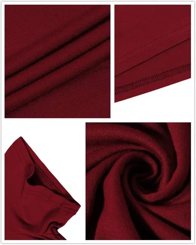 Miniatura 5 de BISHUIGE - Blusón de verano para mujer, de manga corta, con dobladillo irregular, holgada