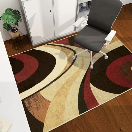 Miniatura 85 de chakme Tapete para silla de oficina para suelo de madera dura, 48 x 36 pulgadas, protector de escritorio de computadora de fácil deslizamiento