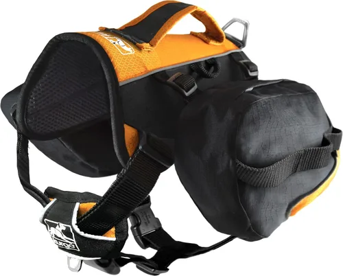 Miniatura 5 de Kurgo Mochila alforja para perro, arnés para perro, paquete de senderismo para perros, paquetes para mascotas para llevar, arnés de chaleco