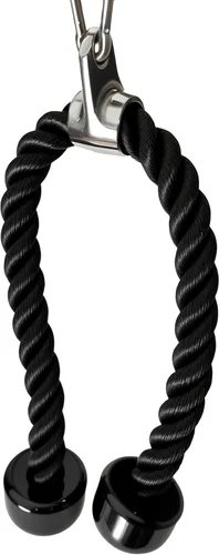 Miniatura 8 de Accesorios para cable de cuerda de tríceps, accesorios para máquina de cables para gimnasio en casa, cuerda de tríceps de 27 pulgadas para fijación