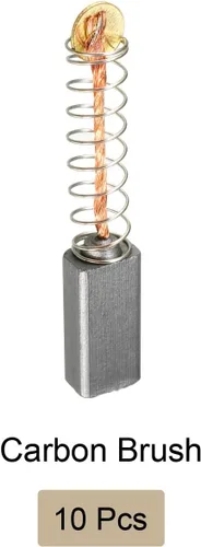 Miniatura 6 de Cepillos de carbono, [para motor de energía] - 0.394 inx0.197 inx0.197 in/tono oro negro/10 piezas