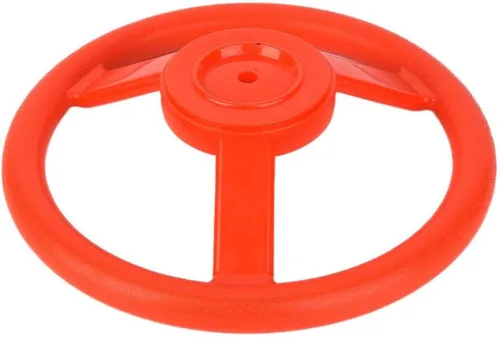 Miniatura 6 de VGEBY 1 Volante Swingset, plástico al aire libre de los niños del volante del accesorio del patio de juegos Swing Set (rojo) 0