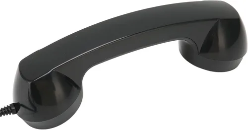 Miniatura 9 de Auricular de teléfono retro de 0.138 in, receptores de radiación con control de volumen, auriculares universales antiguos de 9 pies con sonido