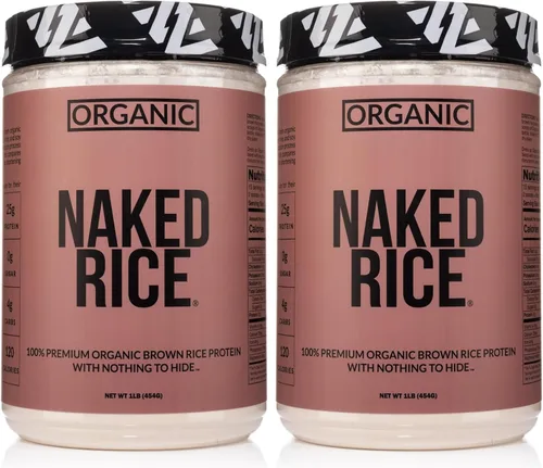 Miniatura 7 de NAKED Nutrition Rice - Polvo de proteína de arroz integral orgánico - Proteína vegana en polvo - 5 libras a granel, sin OMG, sin gluten y sin soja.