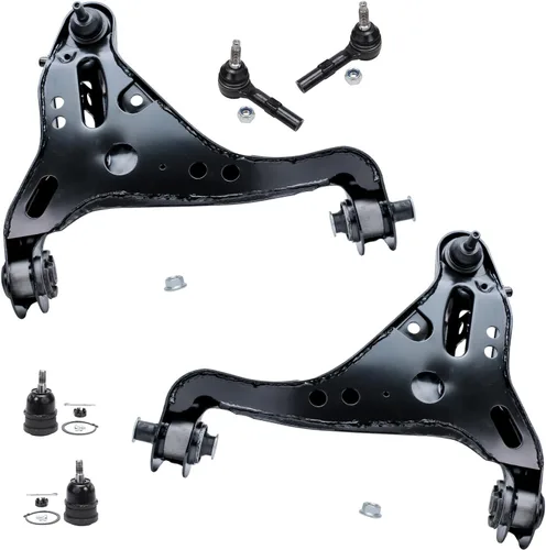Miniatura 274 de Detroit Axle - Kit de extremo delantero para Chrysler 300 Dodge Charge Challenger 2011-2023, 2 brazos de control inferiores traseros 2 rótulas