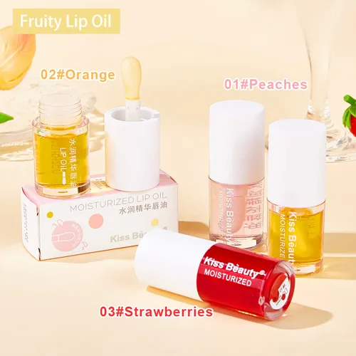 Miniatura 7 de 3 unidades de aceite labial hidratante hidratante para el cuidado de los labios, brillo labial hidratante, bálsamo labial tintado, aceite de brillo