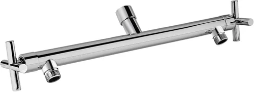 Miniatura 15 de Colector de ducha de doble salida con válvula de cierre, adecuado para sistema de ducha de doble rociador, cromo, STC03