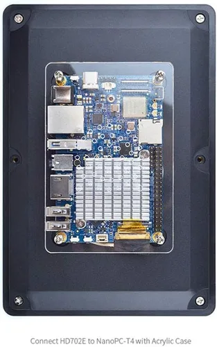 Miniatura 4 de Pantalla LCD eDP de 7 pulgadas con Cap-Touch (HD702E), Trabajo con NanoPC-T4