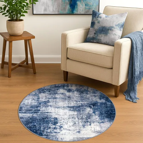 Miniatura 286 de IOHOUZE Alfombra abstracta lavable de 3 x 12 pies para pasillos, antideslizante para cocina, camino de entrada de lana sintética para interiores
